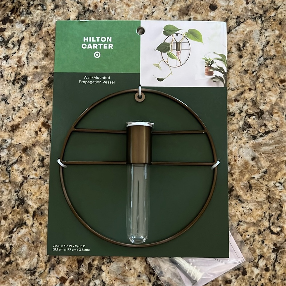 Hilton Carter x Target wall mounted propagation vessel